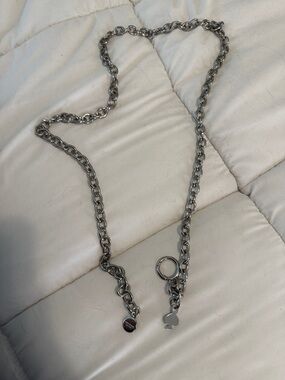 Kate Spade Silver Chain Link Women's Necklace/Belt - Classic Chunky Chain